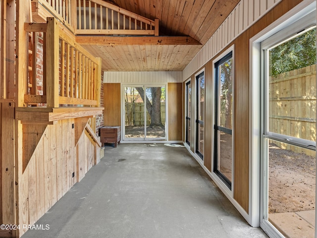 view of storage room