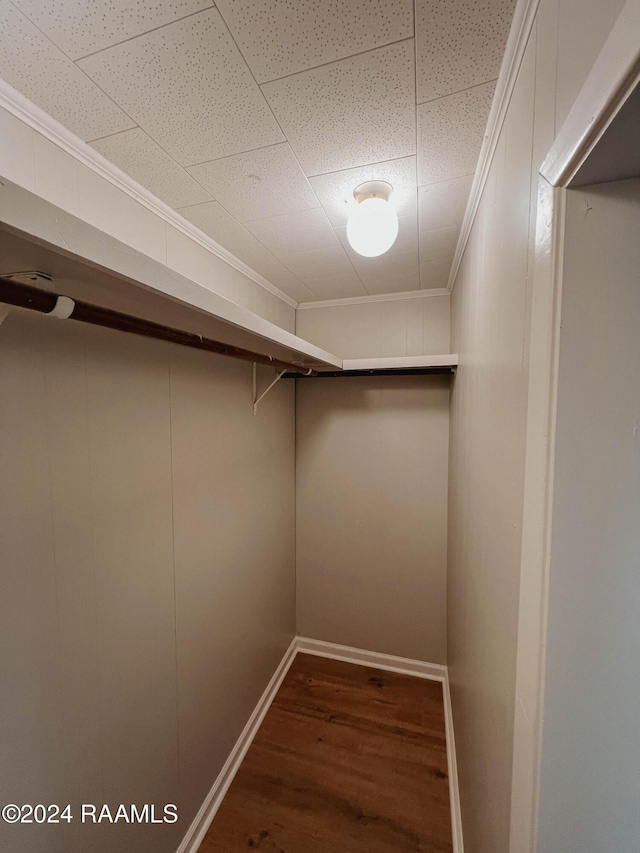 404 W Hickory St, Ville Platte, LA 70586 - walk in closet with wood finished floors