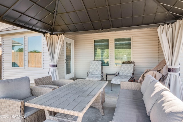 view of patio / terrace featuring outdoor lounge area