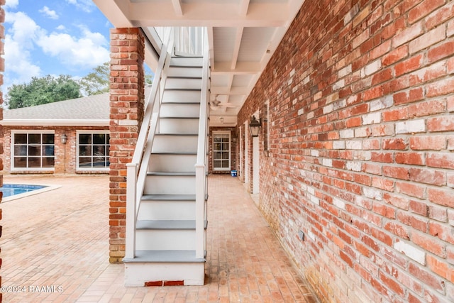 view of staircase