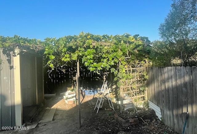 view of yard featuring a patio