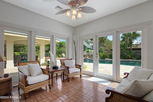 402 Old Settlement Rd, Lafayette, LA 70508 - sunroom / solarium with french doors and healthy amount of natural light