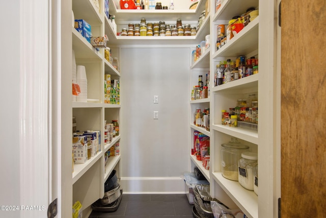 view of pantry