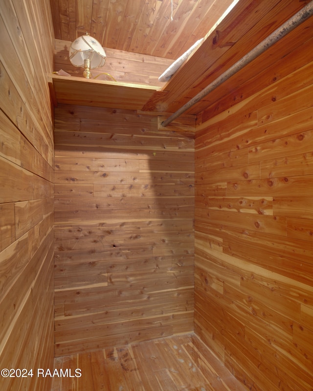 interior space featuring wood-type flooring