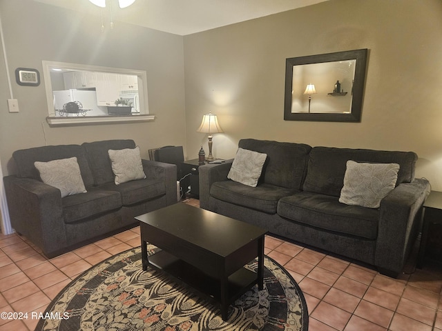1318 Dulles Dr Unit B, Lafayette, LA 70506 - living room featuring light tile patterned floors