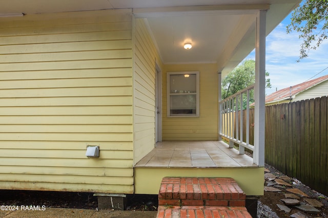 view of property entrance