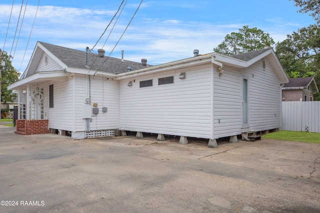 view of rear view of house