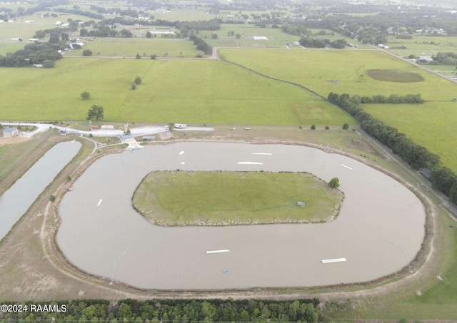 drone / aerial view featuring a rural view