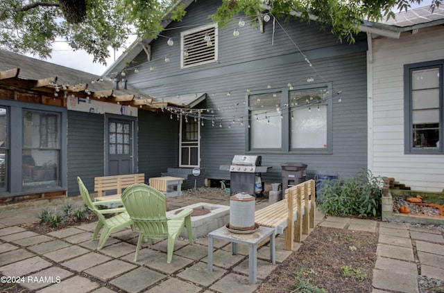 view of patio / terrace with grilling area