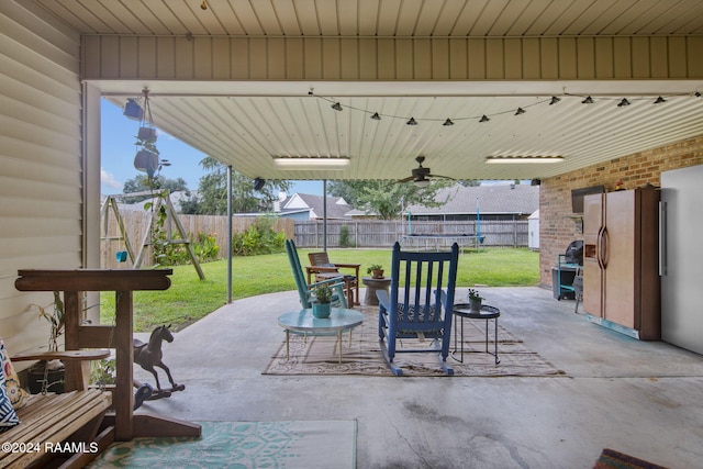 view of patio