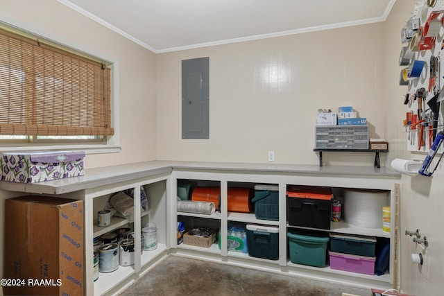 4106 Walnut Dr, New Iberia, LA 70563 - storage area with electric panel