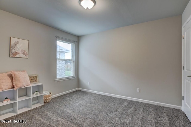 interior space with carpet flooring