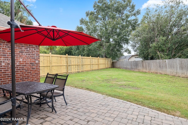 view of patio