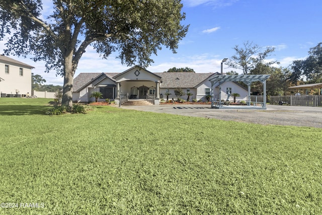 1412 US Highway 167, Abbeville, LA 70510 - rear view of house with a pergola