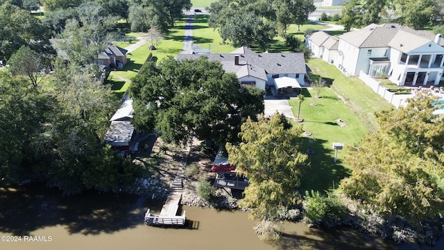 1412 US Highway 167, Abbeville, LA 70510 - aerial view of property's location with a large body of water and nearby suburban area