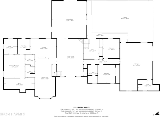 1412 US Highway 167, Abbeville, LA 70510 - property floor plan