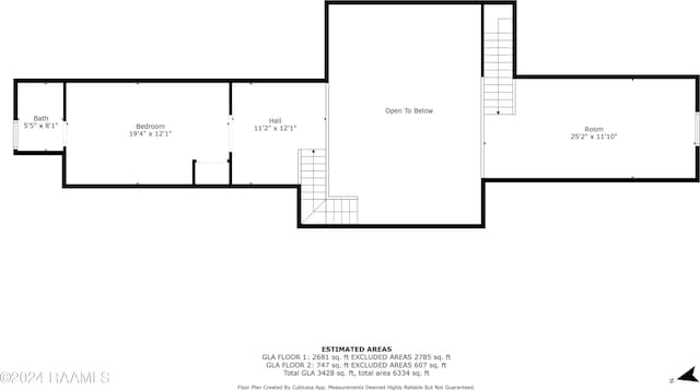1412 US Highway 167, Abbeville, LA 70510 - floor plan / room layout