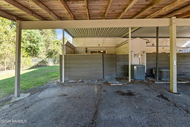 1316 Dulles Dr Apt H, Lafayette, LA 70506 - garage featuring central AC