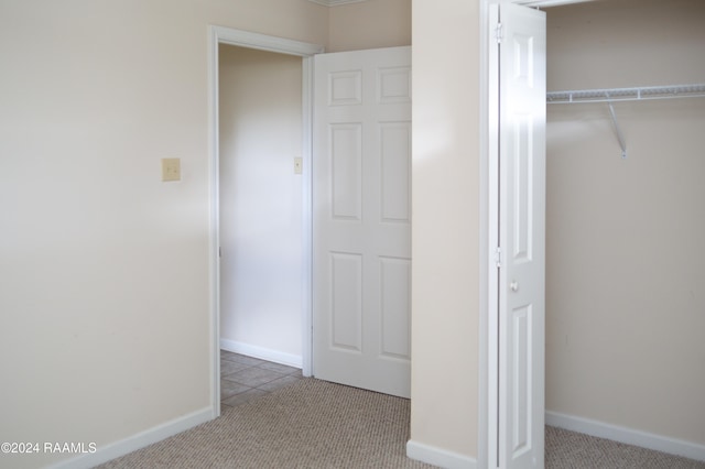 view of closet