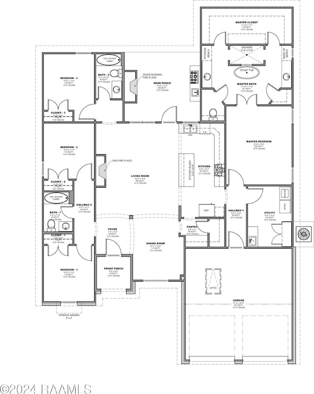407 Sunshine Rise Dr, Broussard, LA 70518 - view of property floor plan