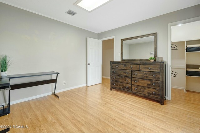 interior space featuring light hardwood / wood-style flooring