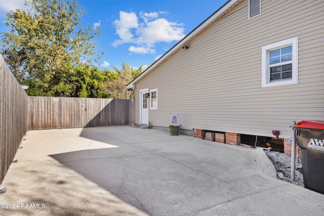 exterior space featuring a patio area