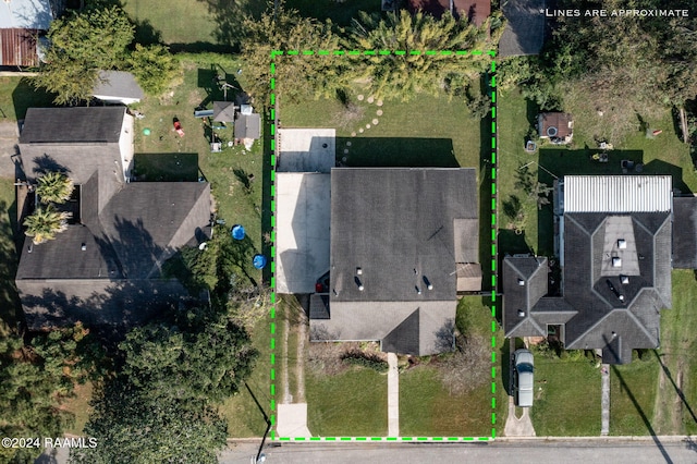 103 Brookside Dr, Lafayette, LA 70506 - aerial view of property's location featuring property boundaries highlighted