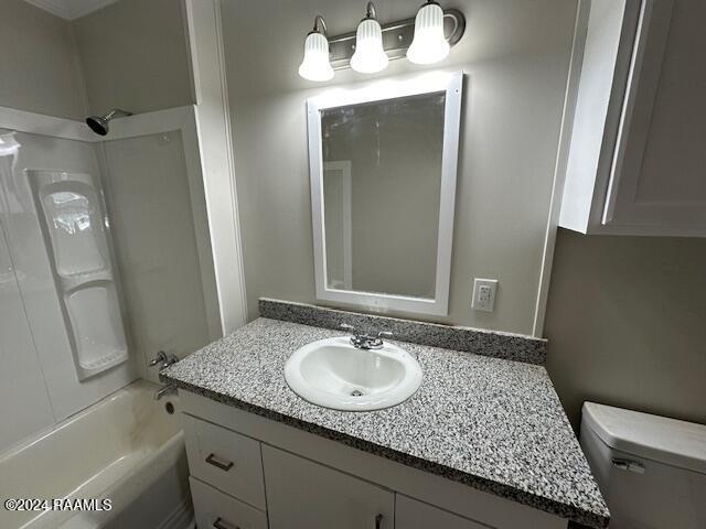 1722 Michael St, Abbeville, LA 70510 - bathroom featuring vanity and washtub / shower combination