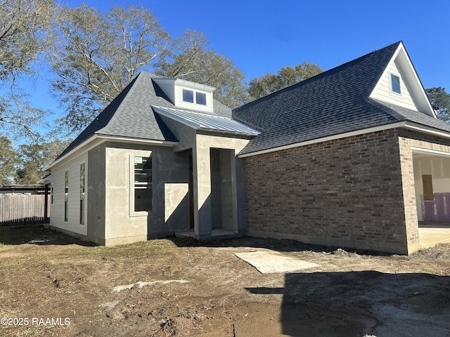 view of front of home