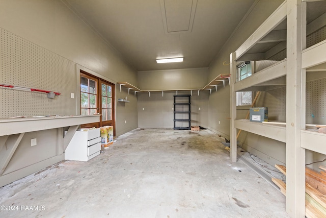 1013 Bayou Bend Cir, Breaux Bridge, LA 70517 - garage featuring a workshop area
