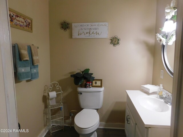 2001 Segura Rd, New Iberia, LA 70560 - bathroom with vanity and toilet