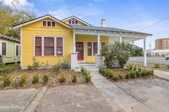 bungalow with a porch