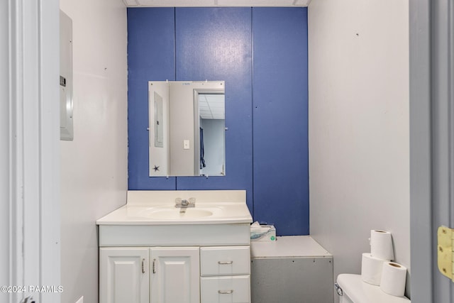 903 S Shireview Cir, Abbeville, LA 70510 - bathroom featuring toilet and vanity