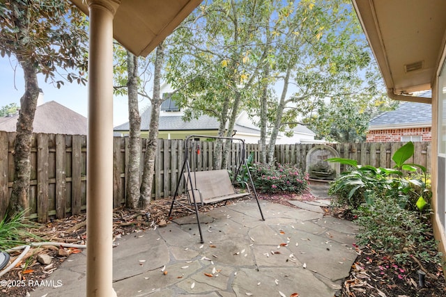 view of patio