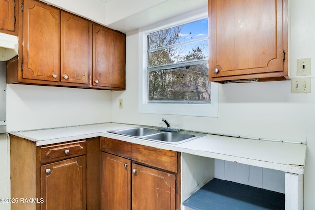 kitchen featuring sink