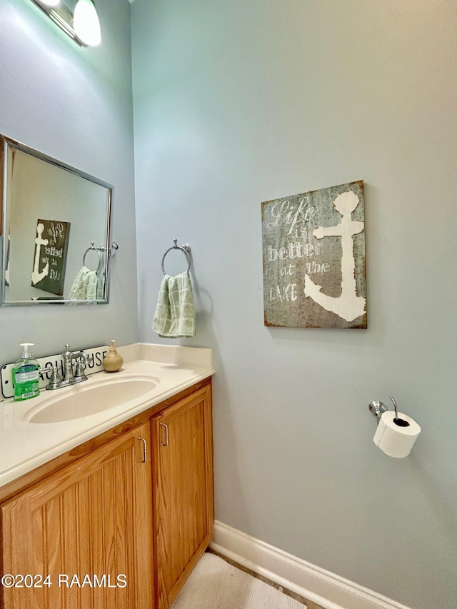 133 Lighthouse Ln, Lake Charles, LA 70607 - bathroom featuring vanity and baseboards