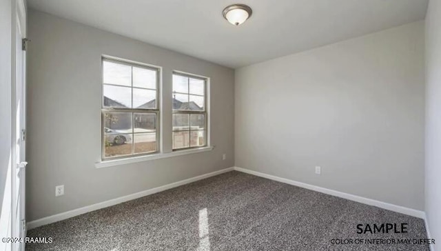 empty room with carpet floors