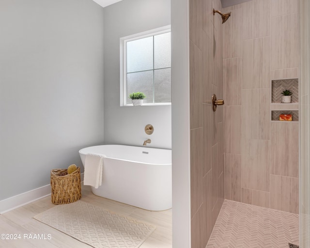 320 Dunvegan Ct, Lafayette, LA 70503 - full bath with tiled shower and a freestanding tub