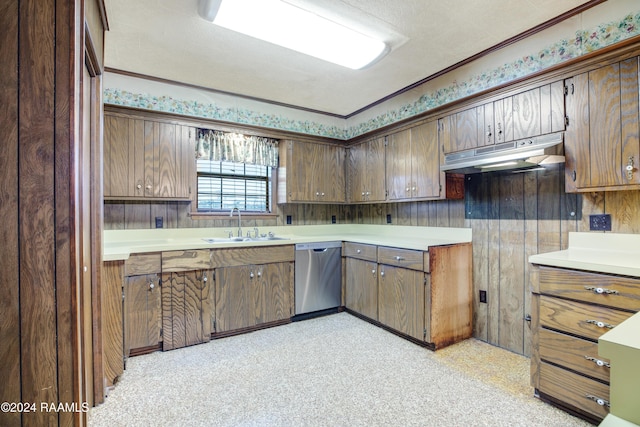 kitchen with dishwasher and sink