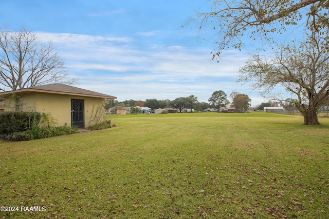 view of yard