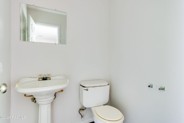 bathroom with toilet