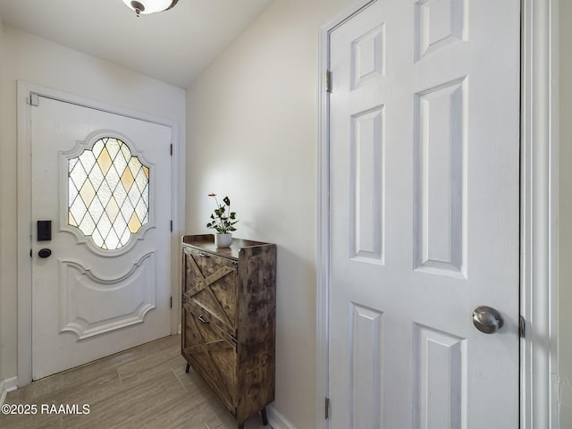 view of entrance foyer