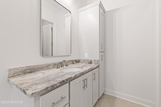 102 Fillmore Way, Lafayette, LA 70506 - bathroom featuring vanity and tile patterned flooring