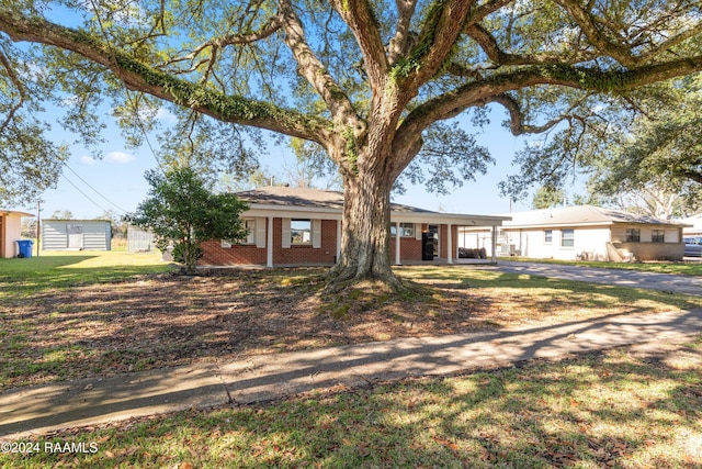 view of ranch-style home