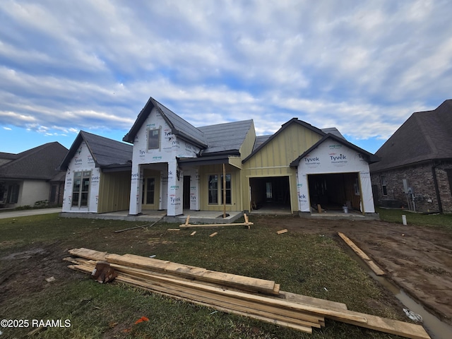 view of property in mid-construction