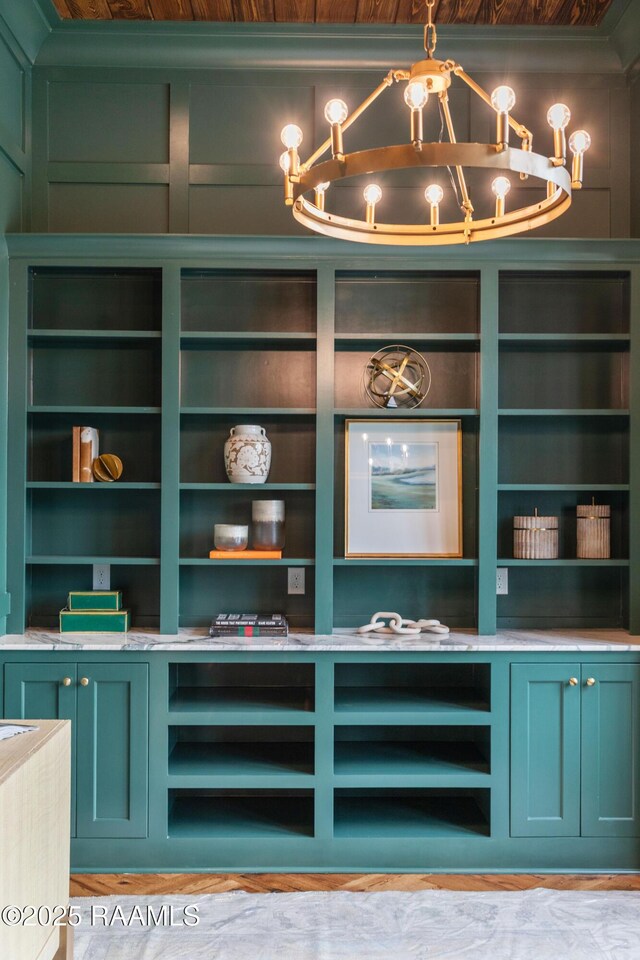 209 Vineyard Row, Lafayette, LA 70508 - detailed view of a chandelier and wood finished floors