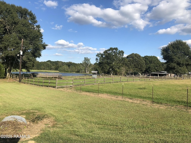 6757 Line Rd, Ethel, LA 70730 - view of yard featuring a view of countryside
