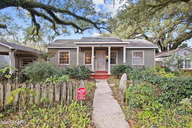 view of bungalow-style house