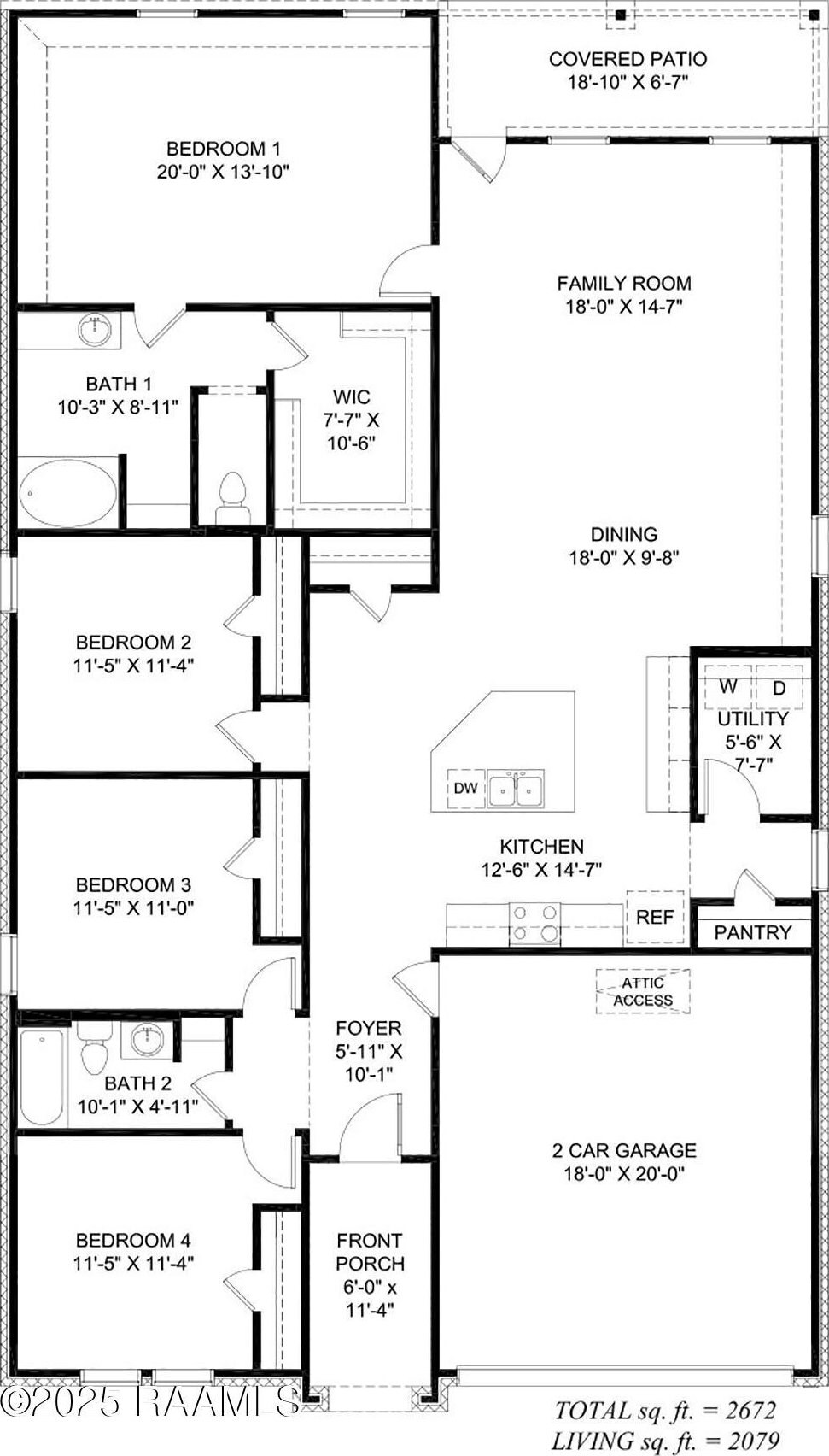 9383 Gage Rd, Maurice, LA 70555 - plan