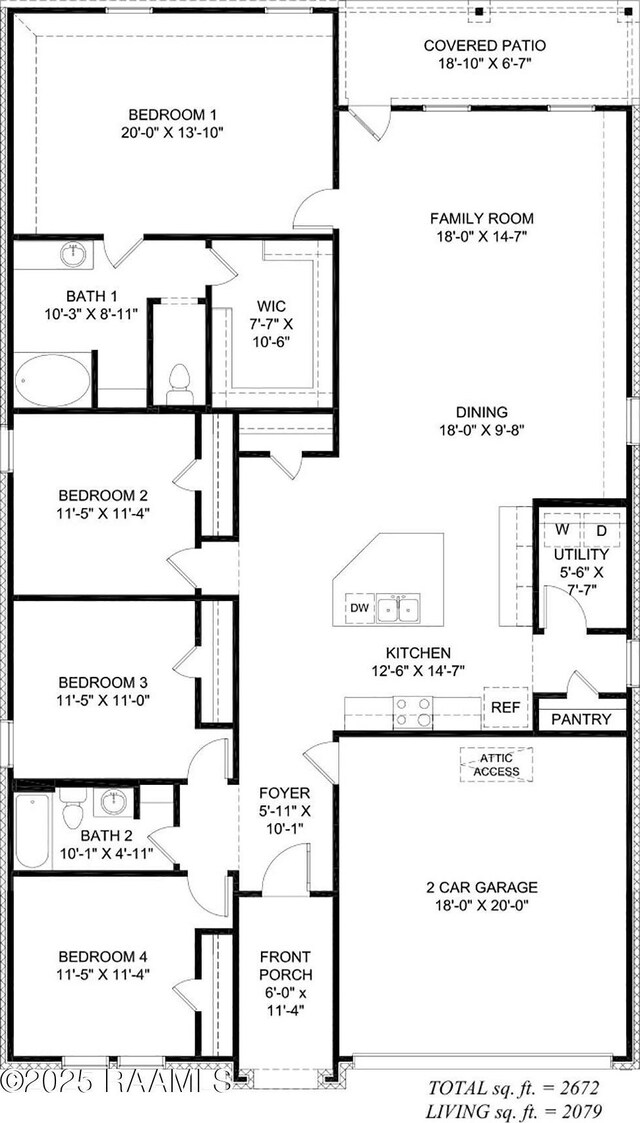 9383 Gage Rd, Maurice, LA 70555 - plan